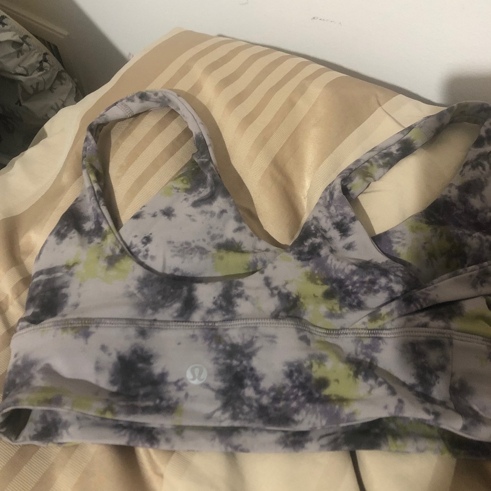 Lululemon Align Bra Radial Tie Dye Muave Grey